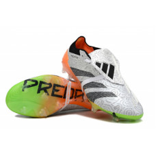 Бутсы adidas PREDATOR ACCURACY+ серые с оранжевым и салатовым